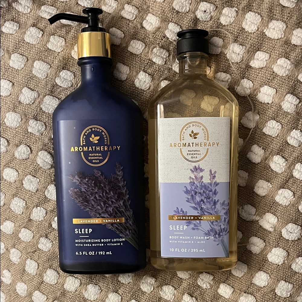 Bath & Body Works Aromatherapy Lavender Vanilla Set